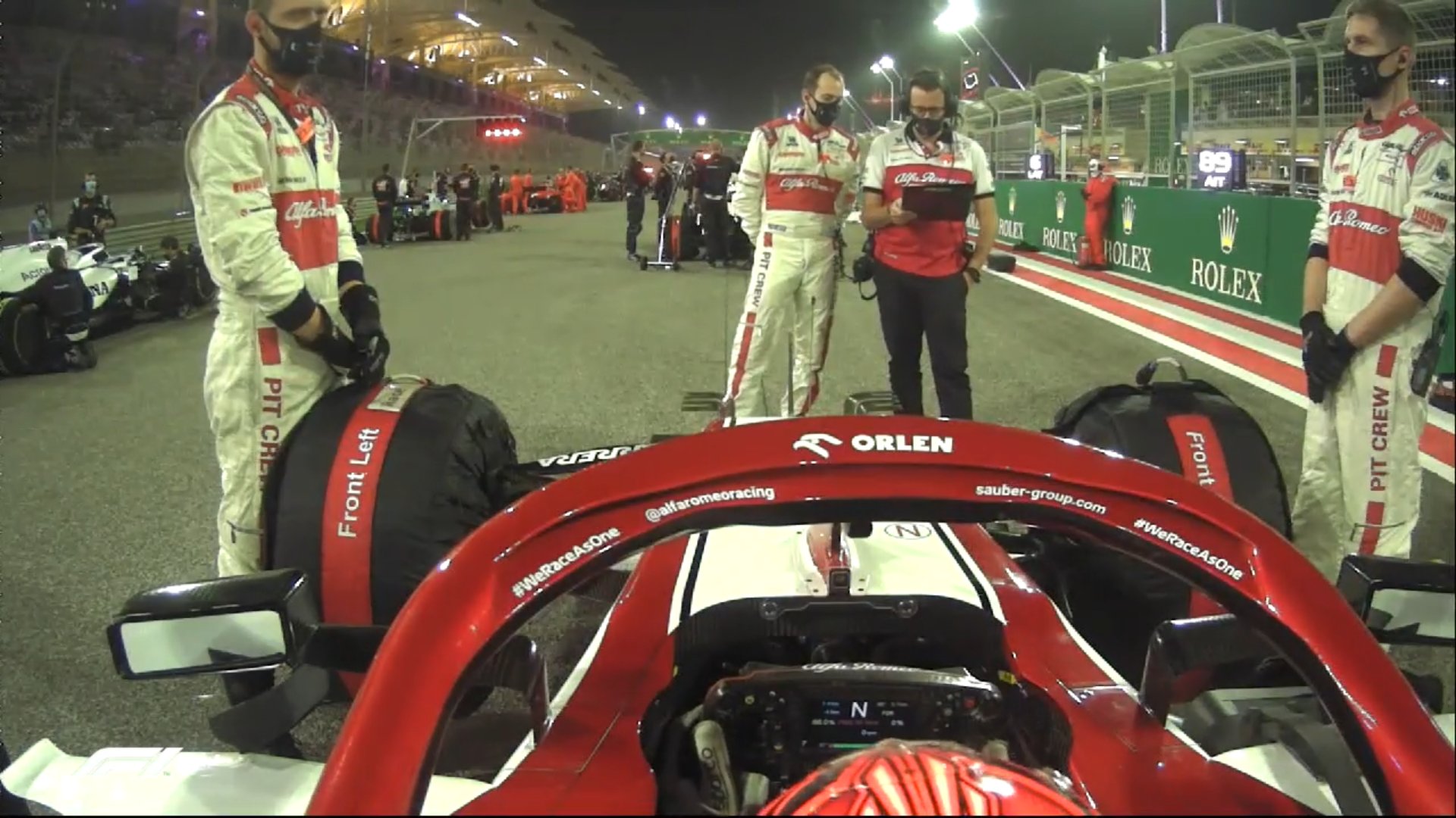 Watch Kimi Raikkonen Race Start And Spin On Lap 1 Sakhir Gp