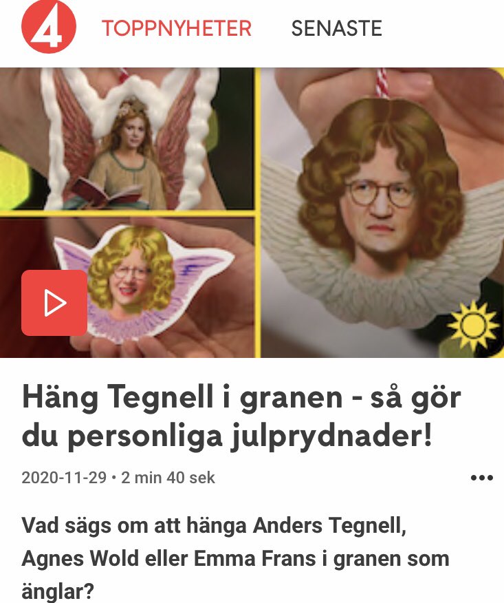 Anders Tegnell, the face of Sweden’s pandemic management, remains hugely popular, despite his wrong predictions & opposition to masks. People have tattooed his visage, made it into Christmas decorations, and baked life-sized gingerbread cakes in his image  https://www.wsj.com/articles/long-a-holdout-from-covid-19-restrictions-sweden-ends-its-pandemic-experiment-11607261658?st=nehu605vjcivuwd&reflink=article_copyURL_share