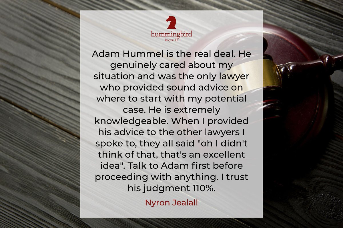 HummingbirdLaw's tweet image. We're proud to be serving and helping our clients.