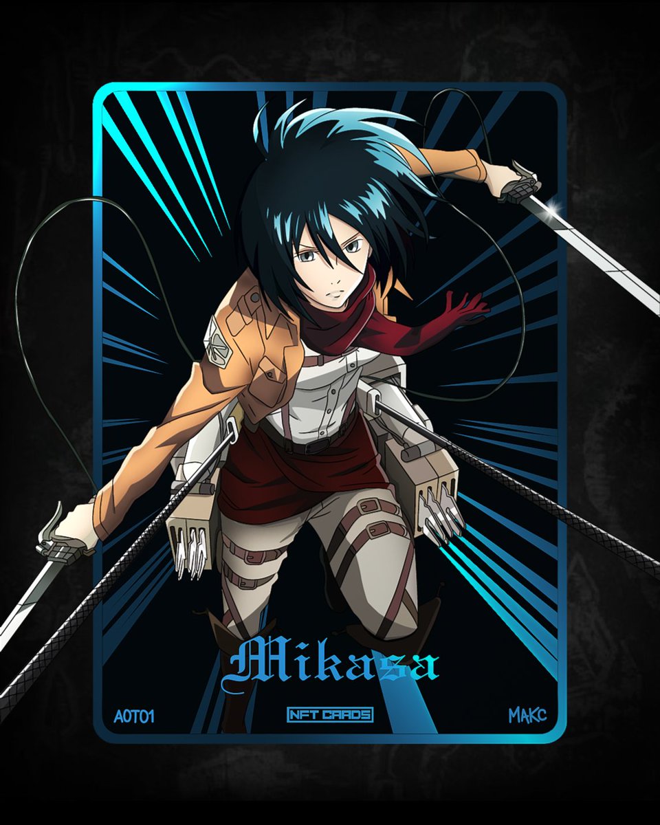 Capture HQ [AOT01] Mikasa

#NFT #NFTcards #NFTart #Rarible