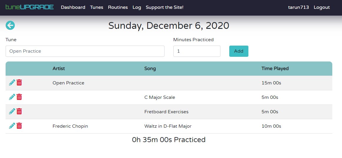 Tarun @tuneUPGRADE, music practice tracker tweet media