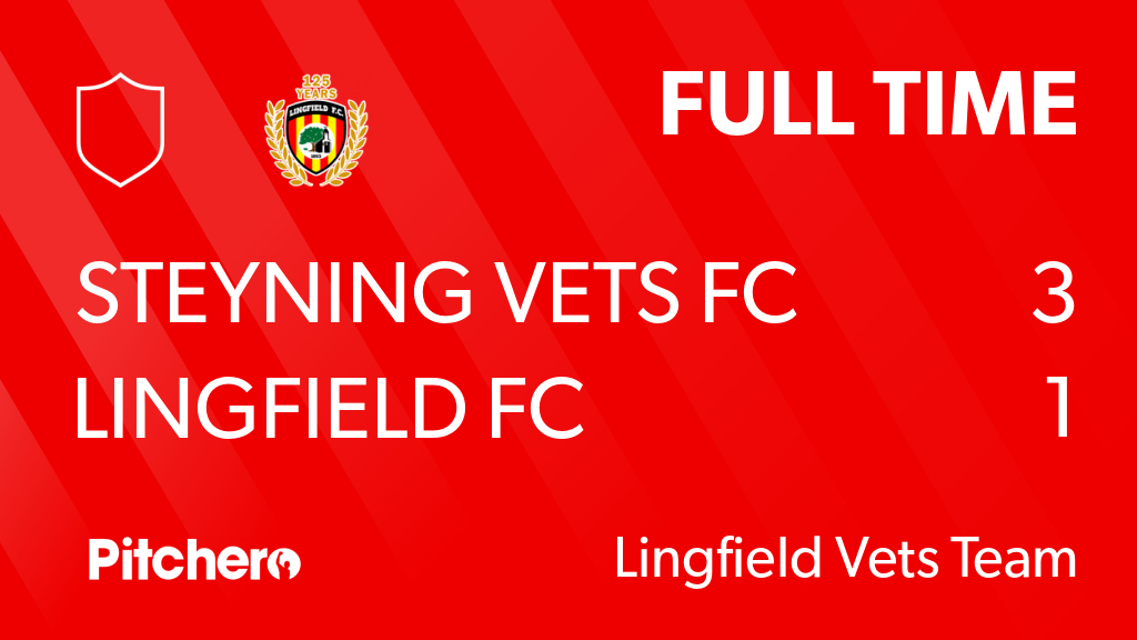 FULL TIME: Steyning Vets FC 3 - 1 Lingfield FC
#STELIN #Pitchero
lingfieldfc.com/teams/108315/m…