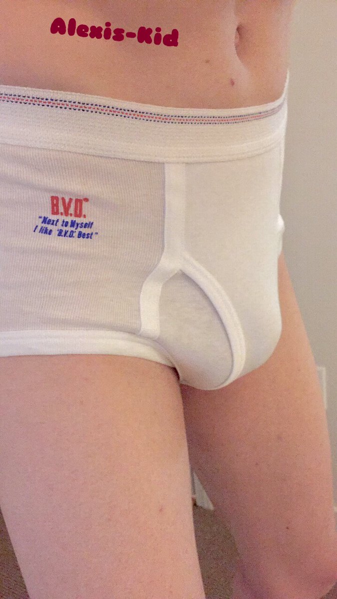 AlexisKidSoCal's tweet photo. A little before my time, but double-seat boys briefs are cool!  Got some retro BVD briefs that are fun! https://t.co/zQutxdwESs