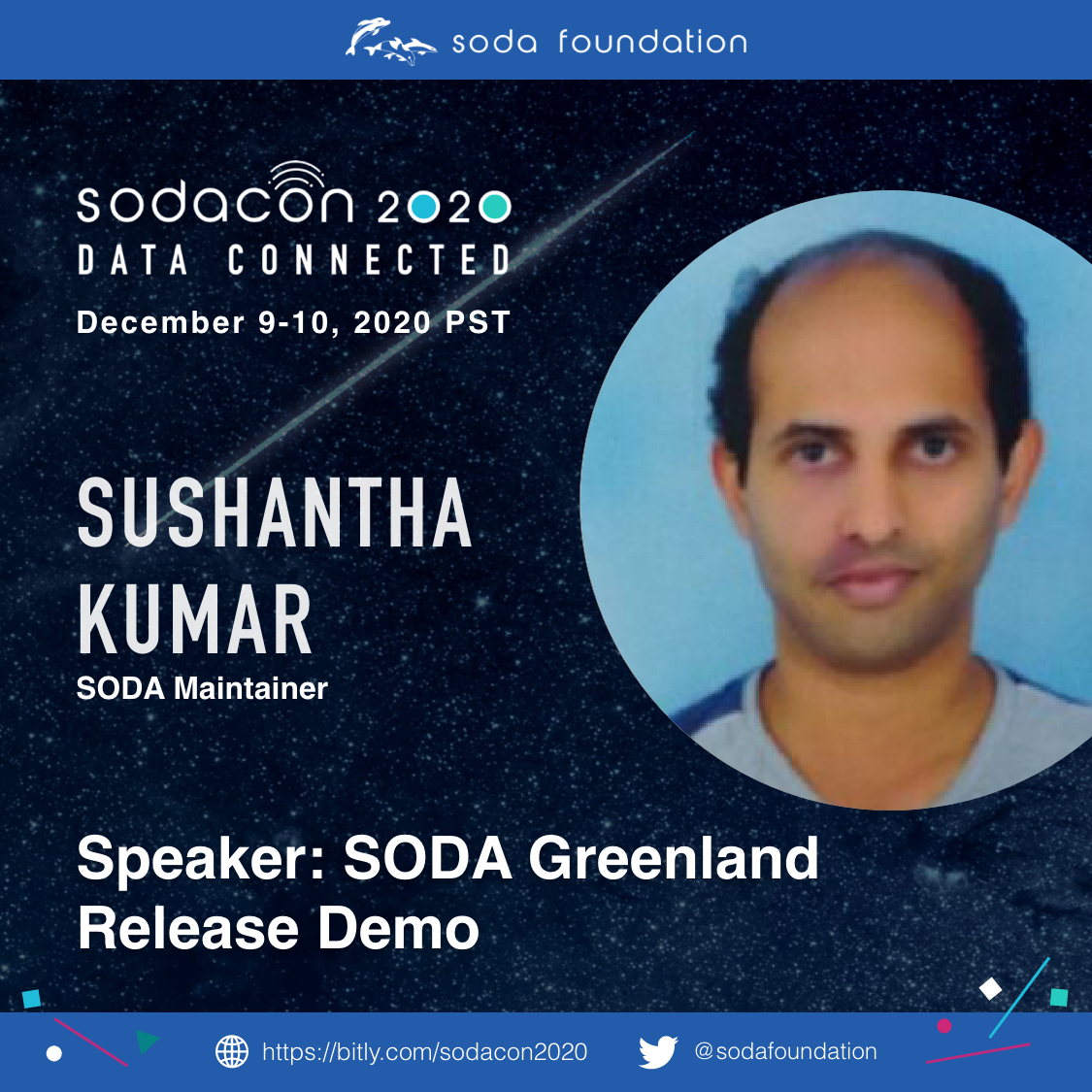 sodafoundation's tweet image. The SODA Foundation has releases every quarter and with each release we strive to add new and useful features. Join Sushanth &amp;amp; Asif on Day 1 of #sodacon2020 for a quick Demo of SODA Latest release - SODA Greenland.
More: sodafoundation.io/events/sodacon…
#OneDataFramework