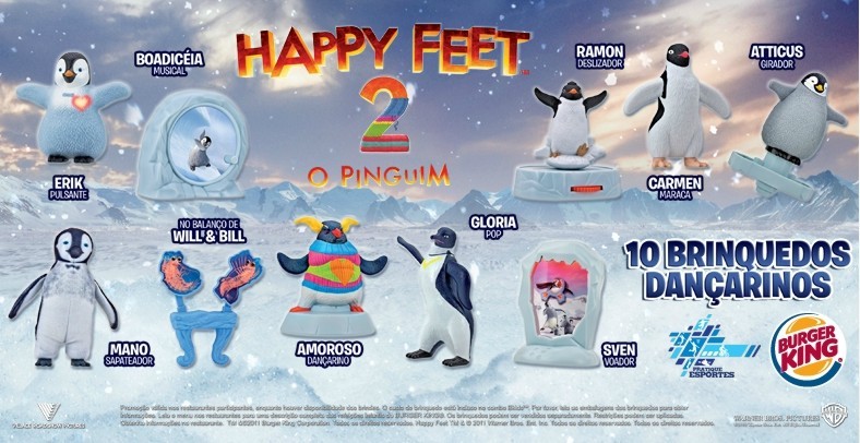 Brad PittOscar for: Once Upon A Time in HollywoodKids Meal Toy for: Megamind, Happy Feet 2 (Will The Krill)