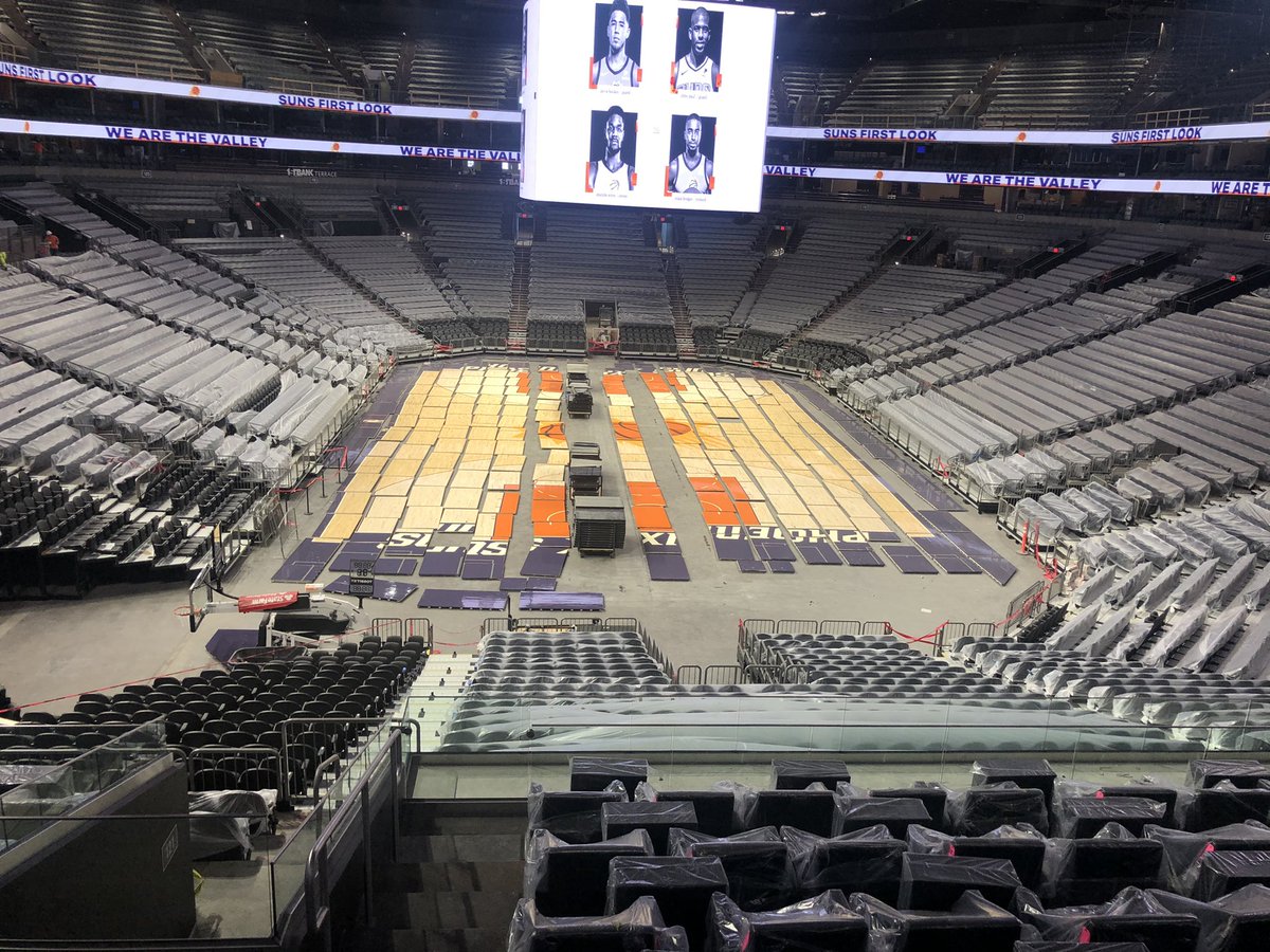 johnascola's tweet photo. #SunsFirstLook Eager for return of NBA. Go Suns! https://t.co/lvk9eH5mCX