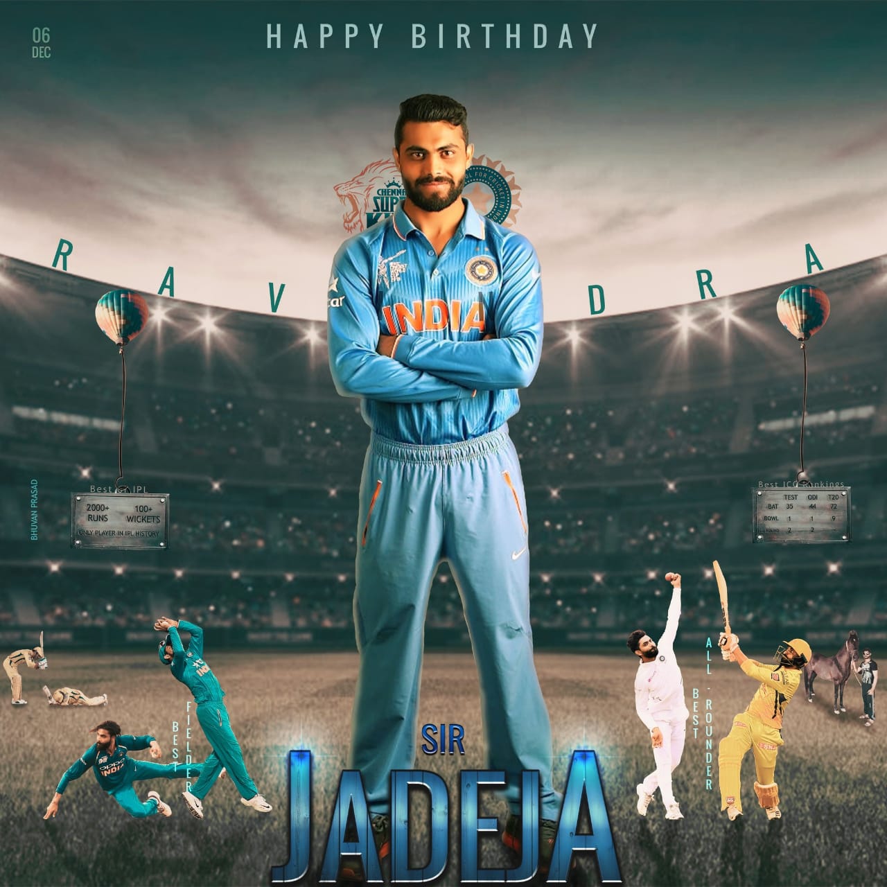 Happy Birthday Ravindra Jadeja  