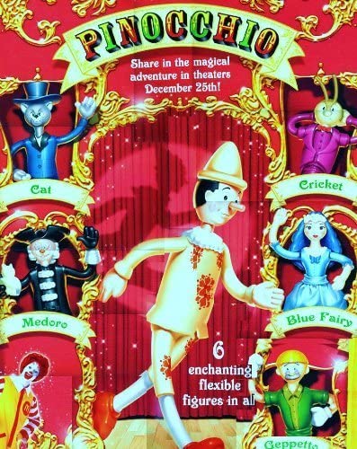 Roberto BenigniOscar for: La vita è bella (Life is Beautiful)Kids Meal Toy for: Pinocchio {editor's note: which is good, you guys}