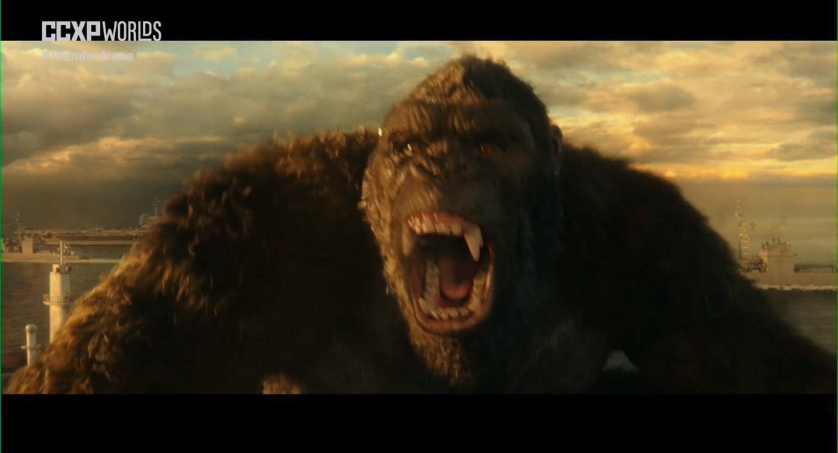 GodzillaLets's tweet photo. Godzilla and Kong!!!  #GodzillavsKong https://t.co/MiTqpJhPJR