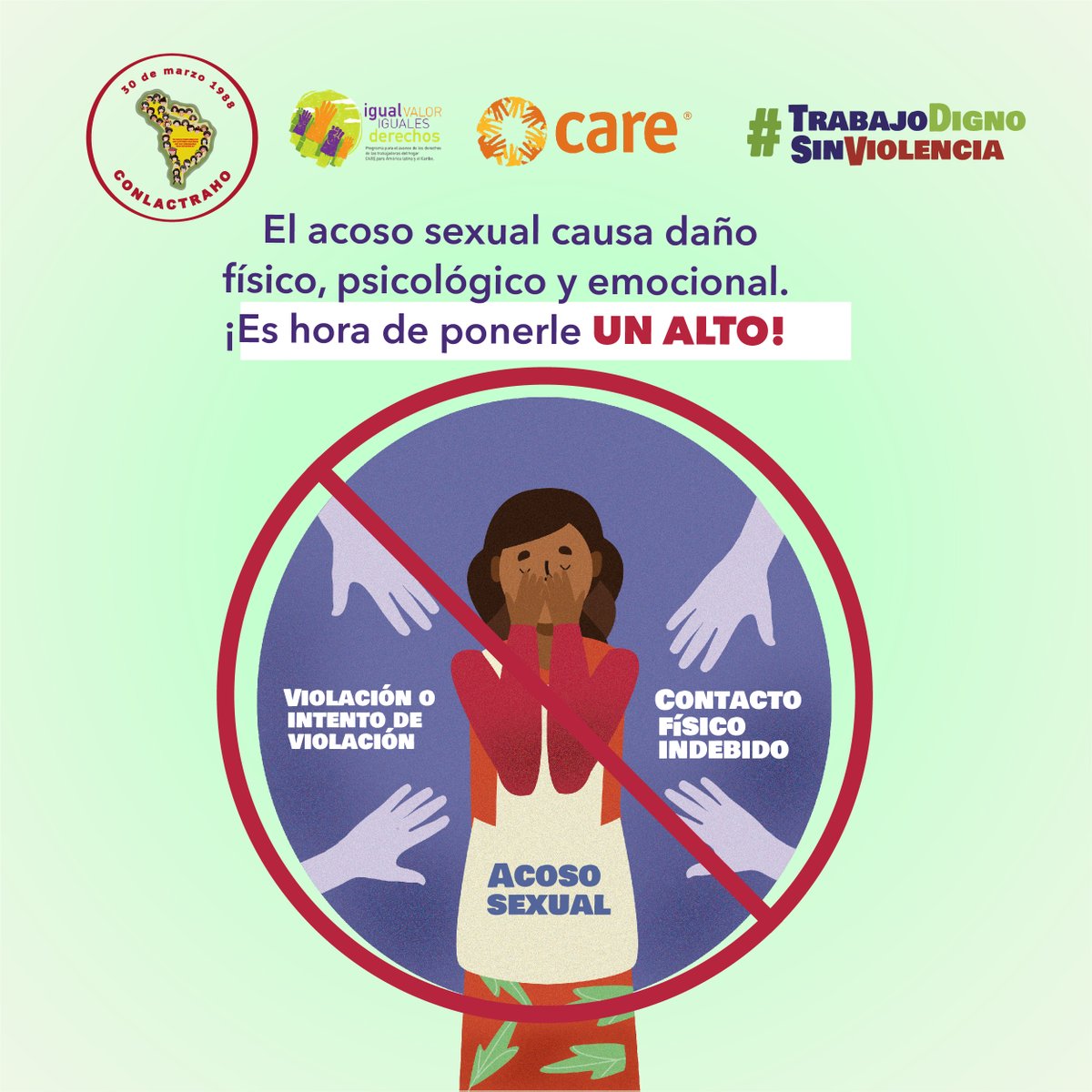 Debido a sus experiencias, las trabajadoras remuneradas del hogar identifican las habitaciones, cocina y baños como inseguros.  ¿Te imaginas sentirte en peligro en tu lugar de trabajo TODO EL TIEMPO, TODOS LOS DÍAS? Infórmate y apoya la ratificación del Convenio 190 OIT. #16dias