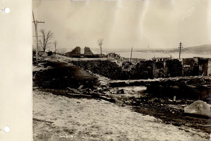 The train arrived in the devastated city early in the morning of December 8. By dinnertime, they had erected a 100 bed field hospital and were erecting patients. 13/