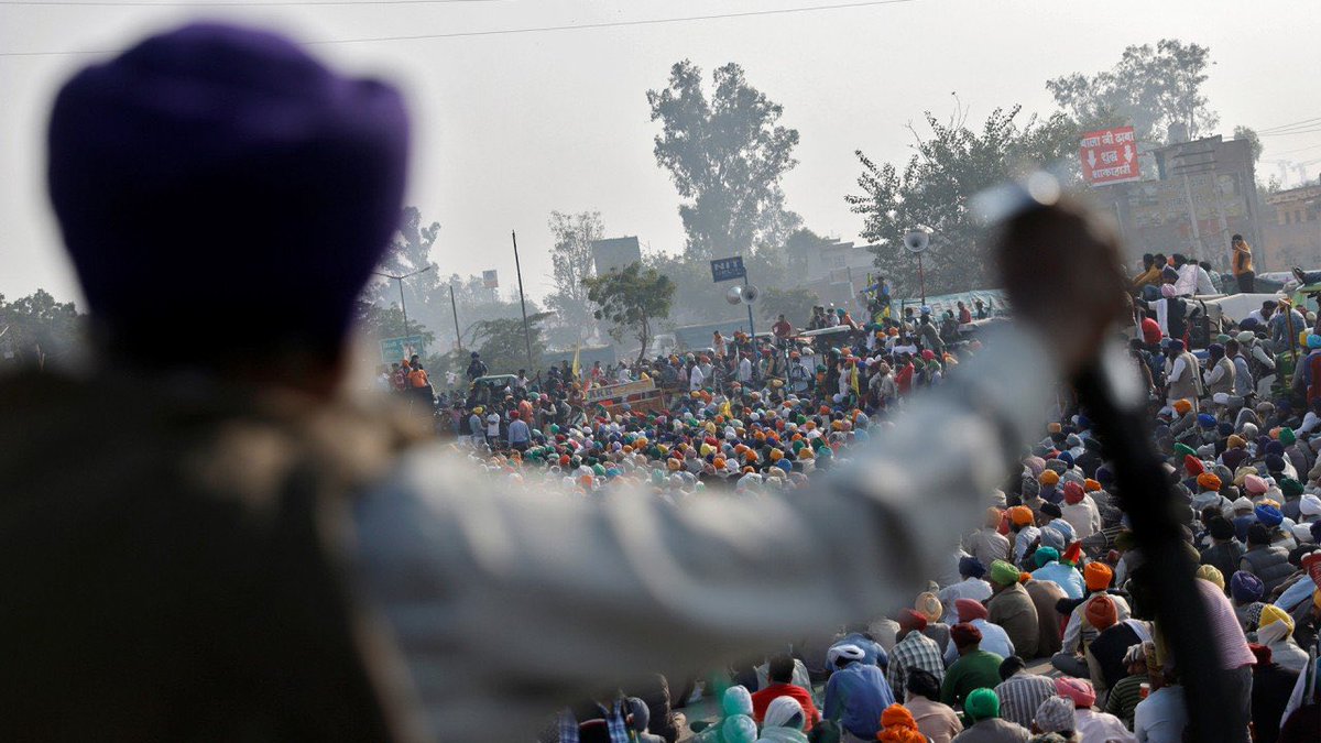 This is a situation that’s too big to ignore. I stand with our farmers and their right to peacefully protest for justice 🙏🏽✊🏽 #ISTANDWITHFARMERS #NOFARMERSNOFOOD