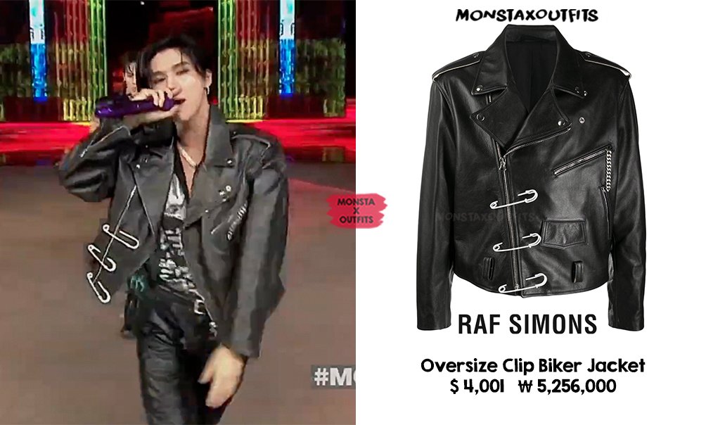 raf simons leather jacket