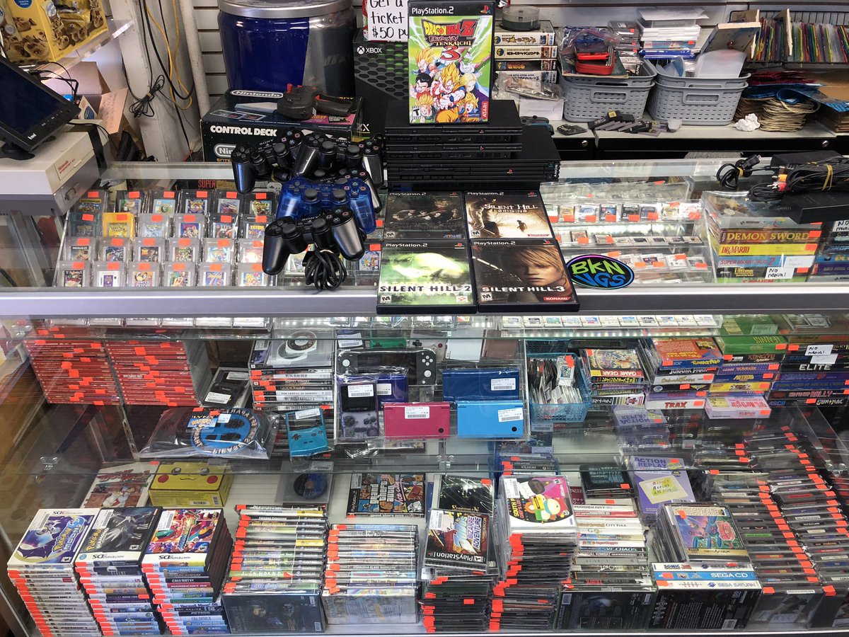 bklynvideogames's tweet image. Small re-stock. Now available #sony #ps2 #dragonballzbudokaitenkaichi3 #shinmegamitensei #devilsummoner #silenthillorigins #silenthill2 #silenthill3 #bvg #brooklynvideogames