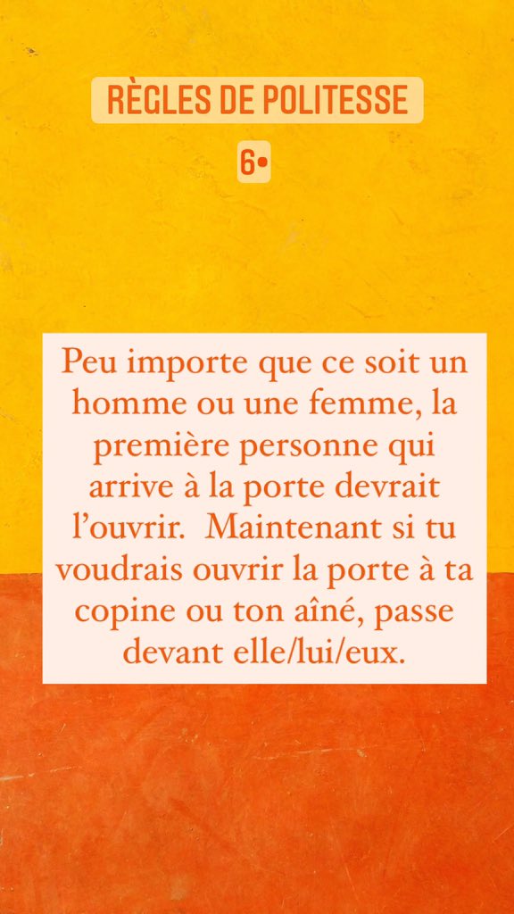Chaque dimanche, je partage des tips sur le savoir-vivre, la bienséance et la courtoisie sur mes stories IG