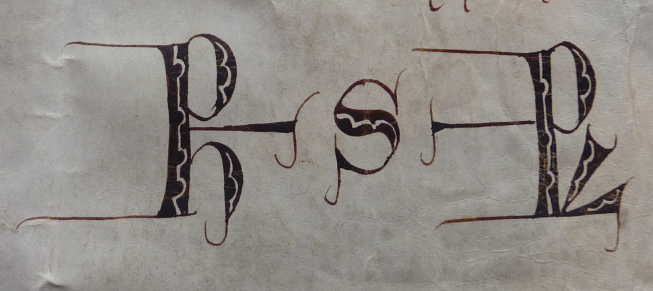 BrunelGhislain's tweet image. C'est autour du S final du nom PHILIPPVS que s'articule le #monogramme du roi Philippe Auguste. Un S qui tend, vers la fin du règne, à l'autonomie et à la suspension sur le parchemin (1186, 1215, 1216, 1220), en favorisant la créativité des scribes.  @ArchivesnatFr
