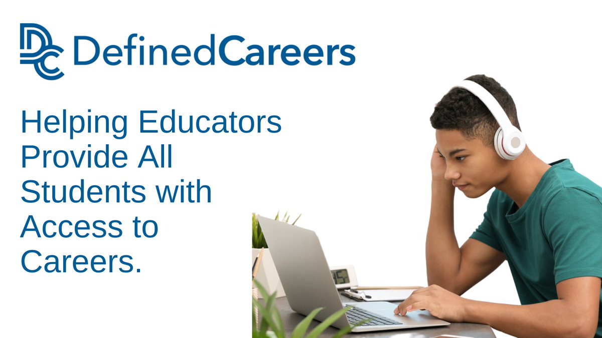 DefinedLearning's tweet photo. Help level the playing field by providing all students with access to careers. https://t.co/fmUAy6JwfD #CTE #PBL #21sted #edchat #education #DefinedCareers https://t.co/QU0N40dGzC