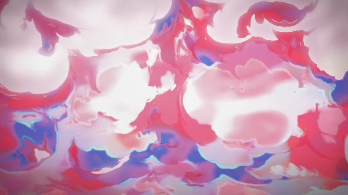 Flame of violence burning down everything on its way, depicted by filling up the entire space of the next frame