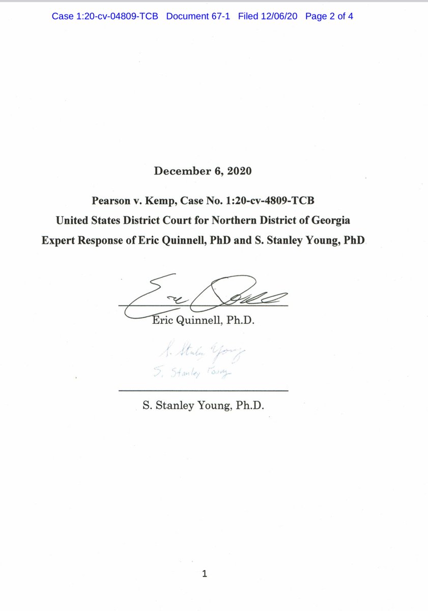 RESPONSE in Opposition re 63 MOTION to Dismiss, 43 MOTION to Dismiss, 6 MOTION for Temporary Restraining Order IMMEDIATE HEARING REQUESTED MOTION for Preliminary Injunction Plaintiffs https://ecf.gand.uscourts.gov/doc1/055113210779Kraken-Wood is batshit cray crayAffidavit https://ecf.gand.uscourts.gov/doc1/055113210780