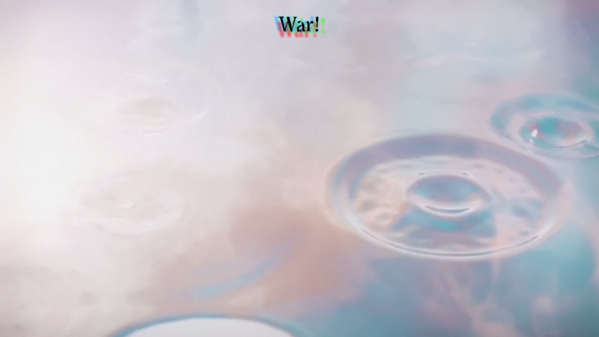 Every action of violence or a mean of letting out hatred creates ripples in the water, which later can turn into storm