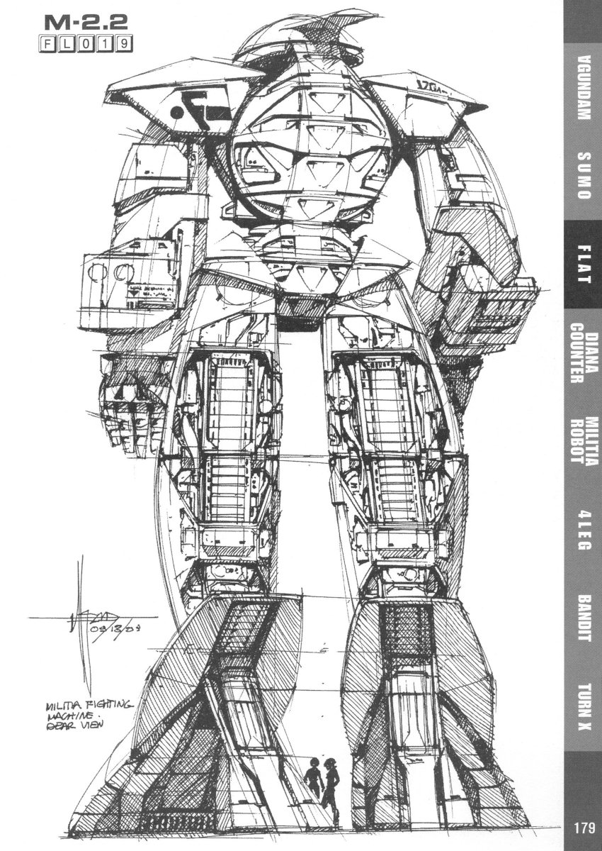 Syd Mead's 2nd presentation of the FLAT. The design is matured and finalized.