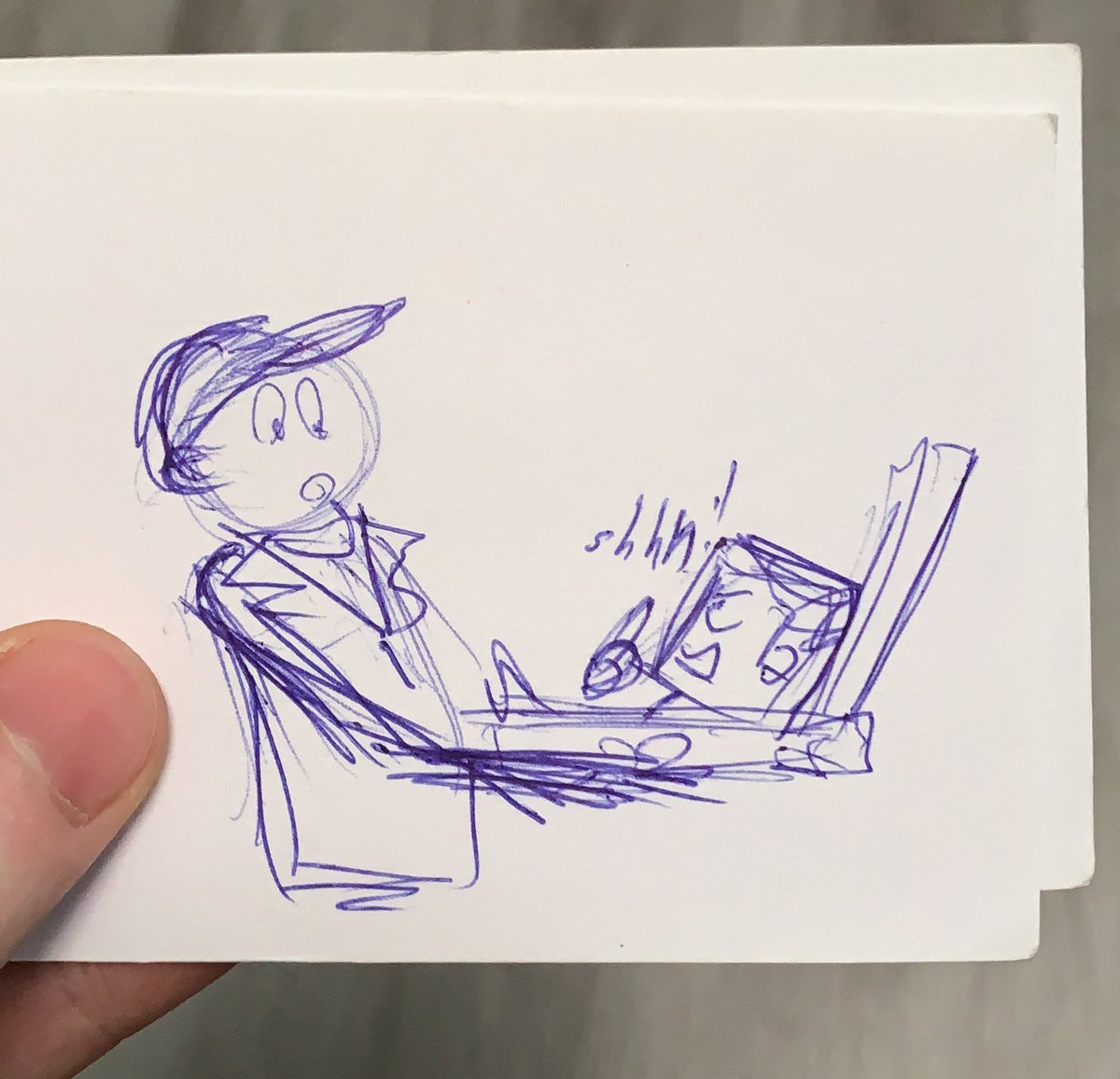 TheBoxAssassin's tweet image. Early development sketch #TheBoxAssassin