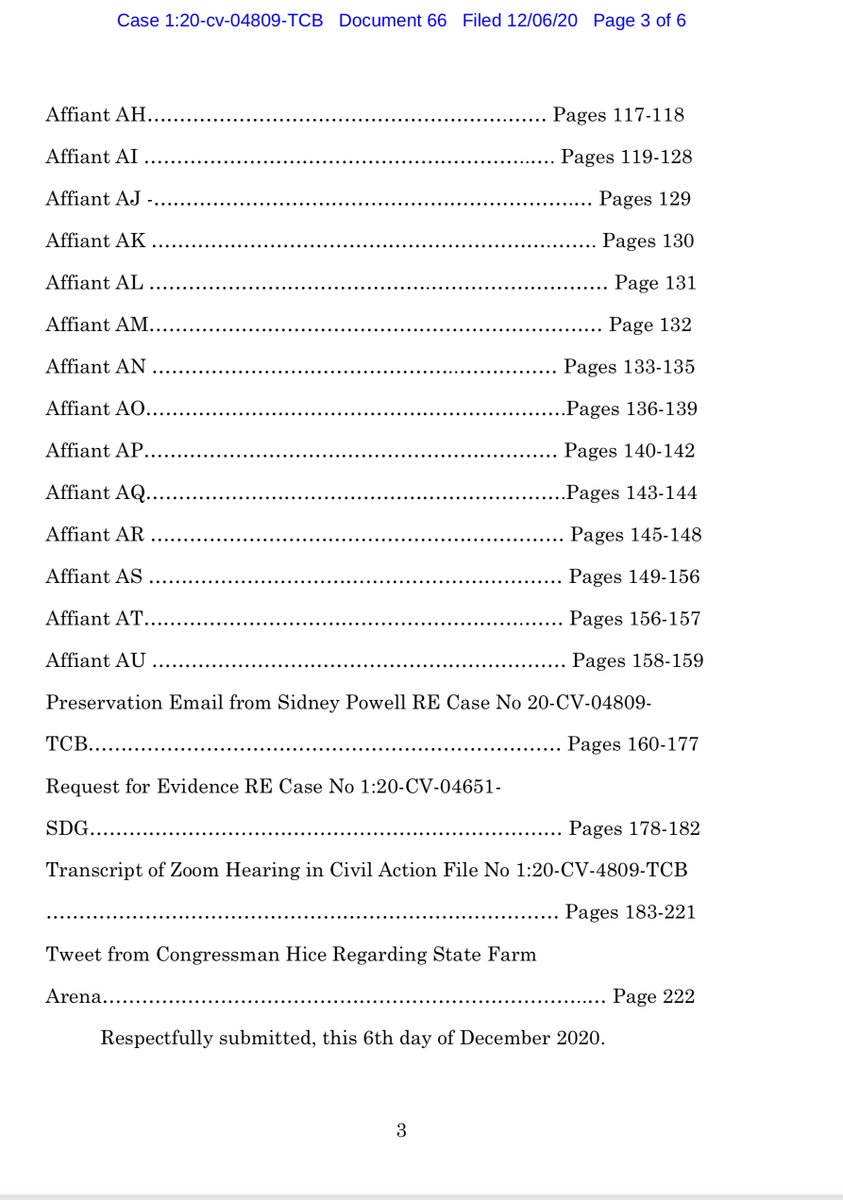NOTICE Of Filing - Attachments: # 1 Appendix Appendix Vol. 4 from Appeal = 329 pages of batshit cray buffooneryAppendix Vol 4  https://ecf.gand.uscourts.gov/doc1/055013210775I WANT MY $3.00 BACK - this is bonkers