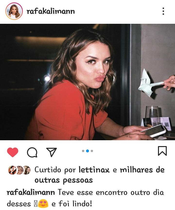 And_rea38's tweet photo. Agora foi a vez da Rafa postar.
Ps: Essa mãozinha na segunda foto é da Manu 😍 https://t.co/45FVBogk96
