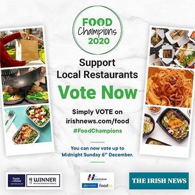 Hey guys! Looking to kill 2 mins? Jump on here &amp; give us a wee vote 😘 irishnews.com/food Our address is 24 Sea Road, Castlerock. Voting closes TONIGHT! <a href="/irish_news/">The Irish News</a> #FoodChampions #meatbox #ulster #foodni #tastecauseway <a href="/TasteCauseway/">Taste Causeway</a> #castlerock #northcoast #northwest