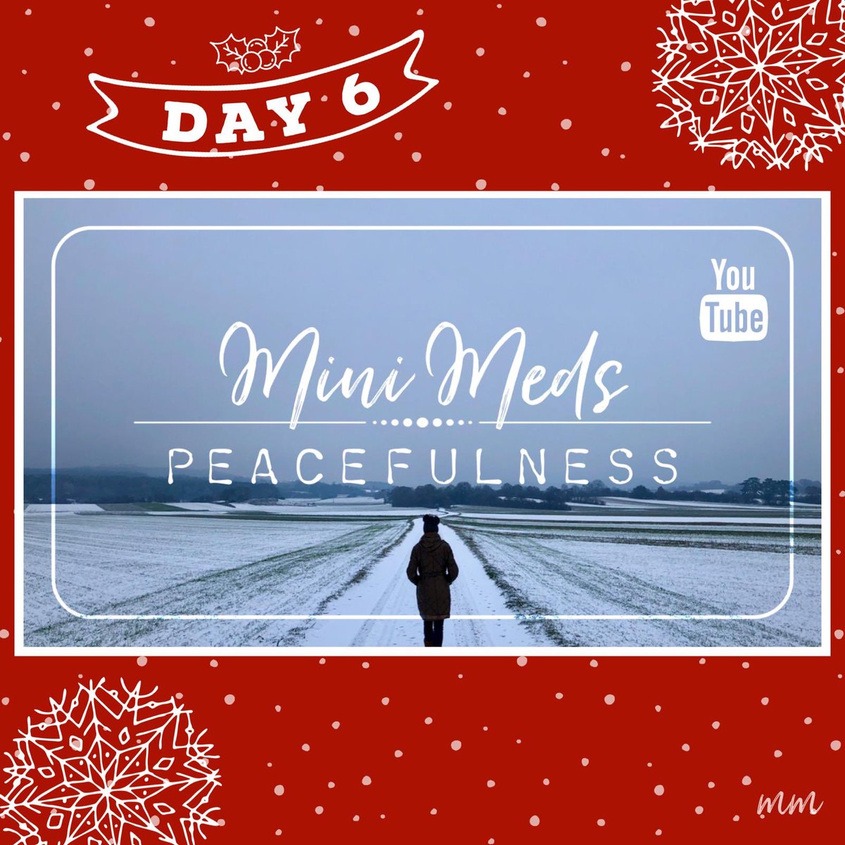 mini_meds's tweet photo. Advent Meditation Challenge DAY 6- PEACEFULNESS ...have a listen, would love to know your thoughts https://t.co/U5WSKLiDmE. #meditation #peace #advetcalender #5minutemeditation https://t.co/fdxT3pr4Ee