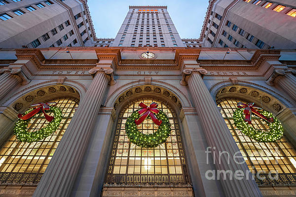 ProudDad72's tweet photo. New artwork for sale! - "Terminal Tower Christmas Wreaths " - https://t.co/vHLnKTsIh8 @fineartamerica https://t.co/snhurIW3bT