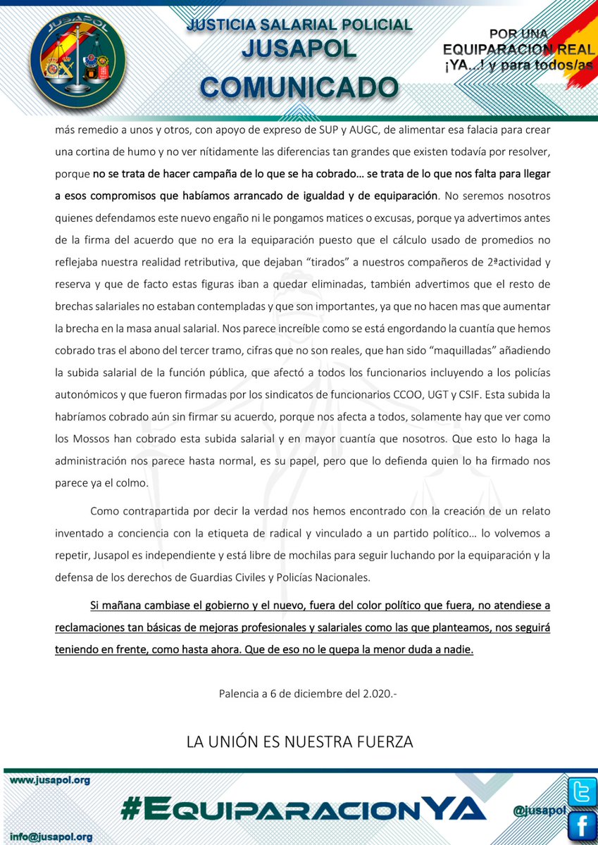 jusapol's tweet photo. Desde que nacimos nos han querido encasillar políticamente sin respetar nuestra decisión de ser APOLÍTICOS

👉🏻Esta nueva campaña no es más que una cortina de humo para tapar la realidad:

🔴Que la #EquiparacionYa no ha llegado tal y como prometieron https://t.co/94b3h2r1Yc