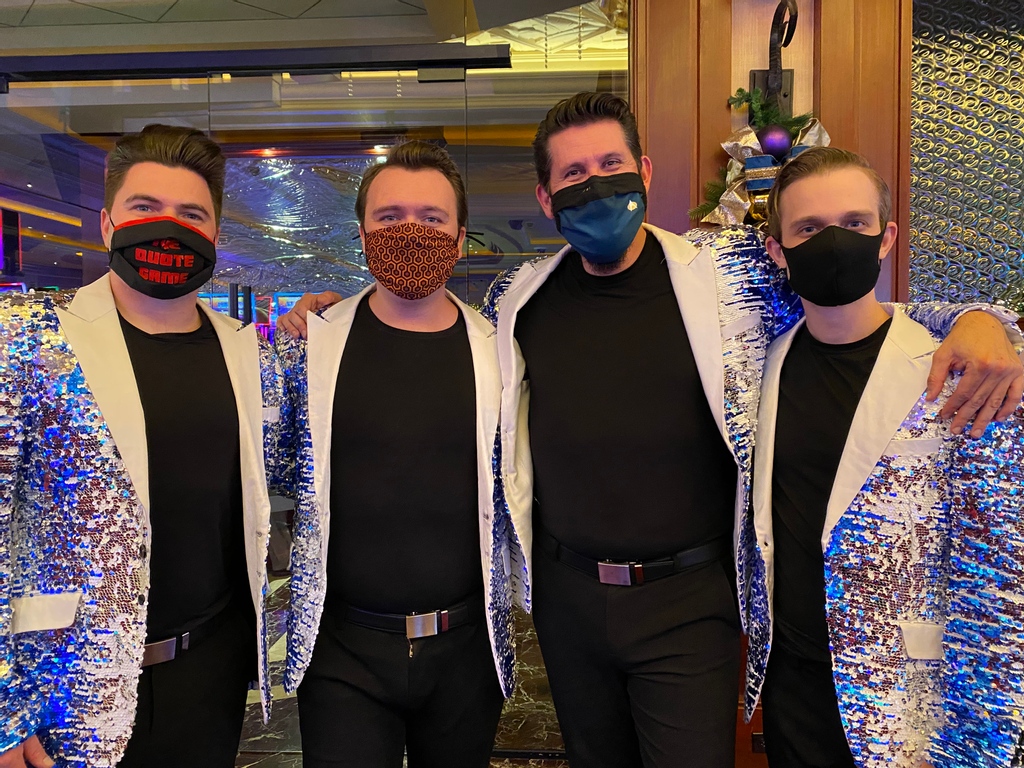 TadShows's tweet image. Congratulations to D63 and Agua Caliente Casino for a successful return to the stage! 

#december63 #tadshows #tadmgmt #aguacaliente #casino #liveshows #california #plamsprings #ontheroadagain #maskup