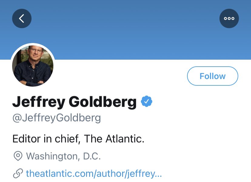 JEFFREY GOLDBERGWhat did I say about these Coastal Elite progressive magazines and newspapers??