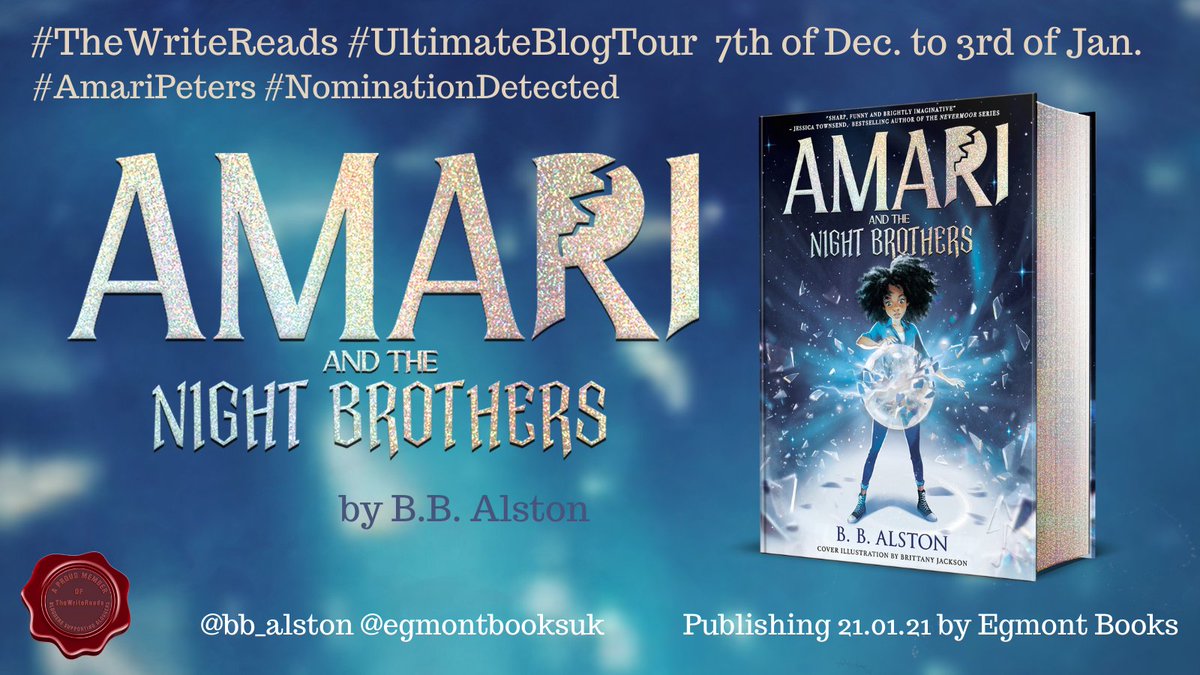 SabrinaAccalai's tweet image. I loved Amari and the Night Brothers and I&apos;m so excited to share my thoughts on #TheWriteReads #UltimateBlogTour coming soon!

#AmariPeters #NominationDetected