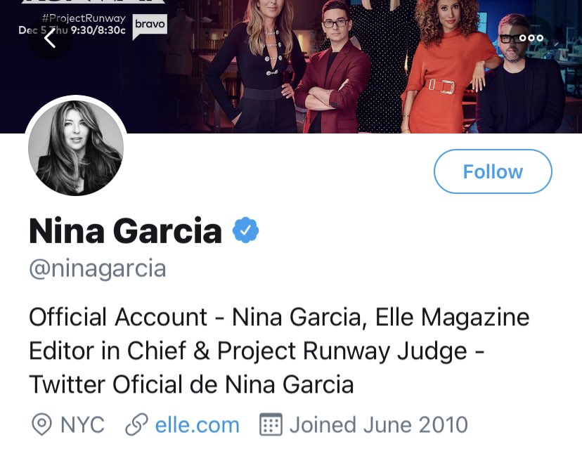 NINA GARCIAPowerful person in fashion. Everyone in the industry follows her.