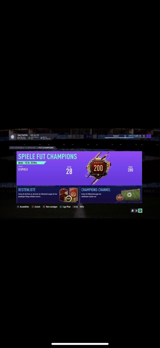 28-2 ✅

#FIFA21 
#FUTChampions