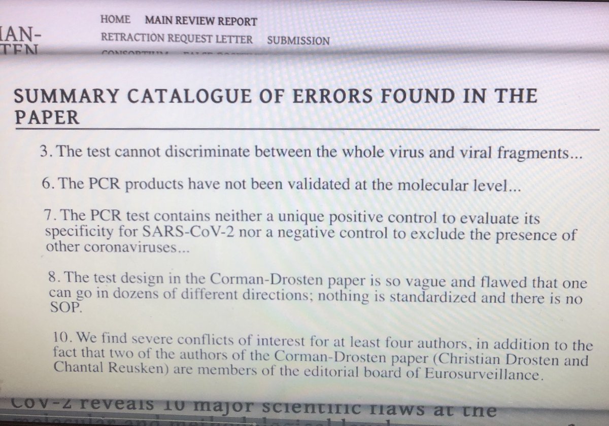 ..discriminate between a whole virus and viral fragments.2. the test is not validated at a molecular level.3. the test cannot specifically identify the SARS-COV2 virus and neither can it rule out other corona viruses (ie common cold). There were 10 significant errors in total.