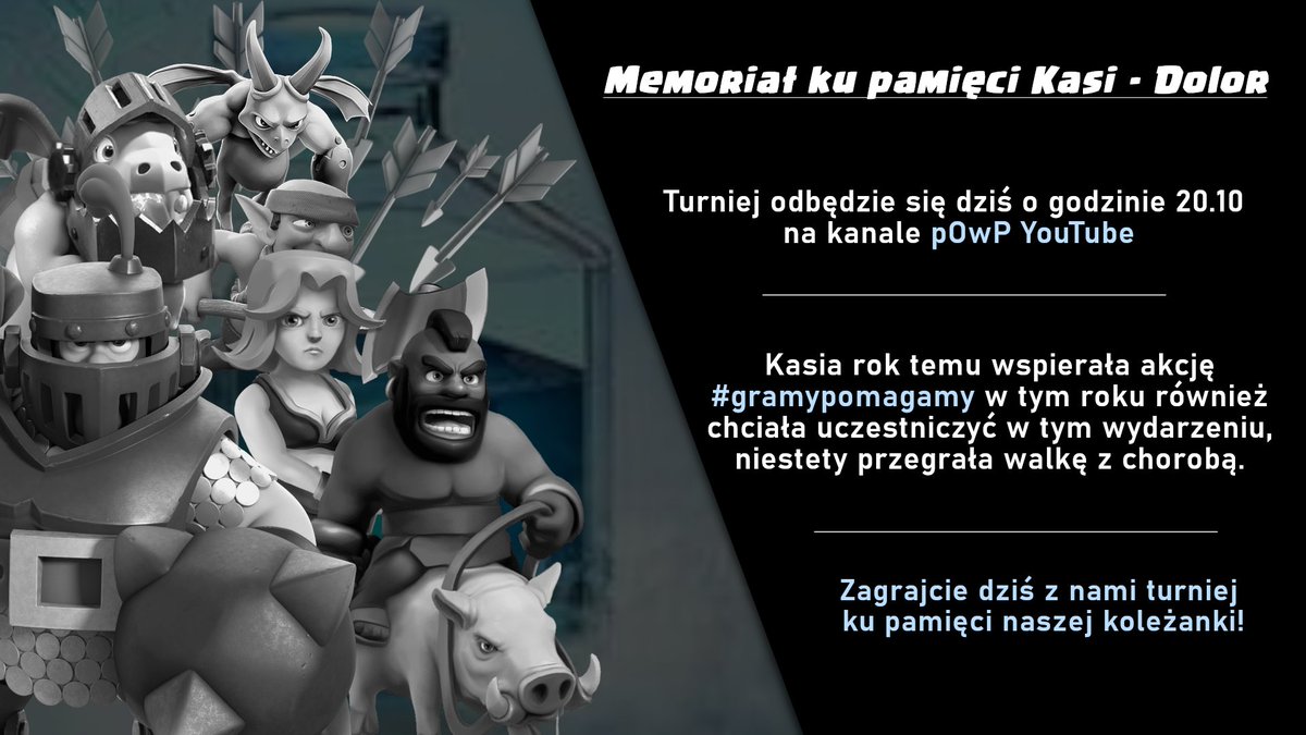 W imieniu Ś.P Kasi Dolor 100 zł na skarbonkę "Świąteczny Turniej Charytatywny 2" siepomaga.pl/wplata/QmSgrwZ5 przez <a href="/siepomaga/">Siepomaga.pl</a>