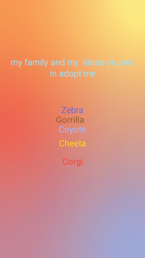 adoptmepets85's tweet image. Do any of you  like these ideas not just my ideas❓