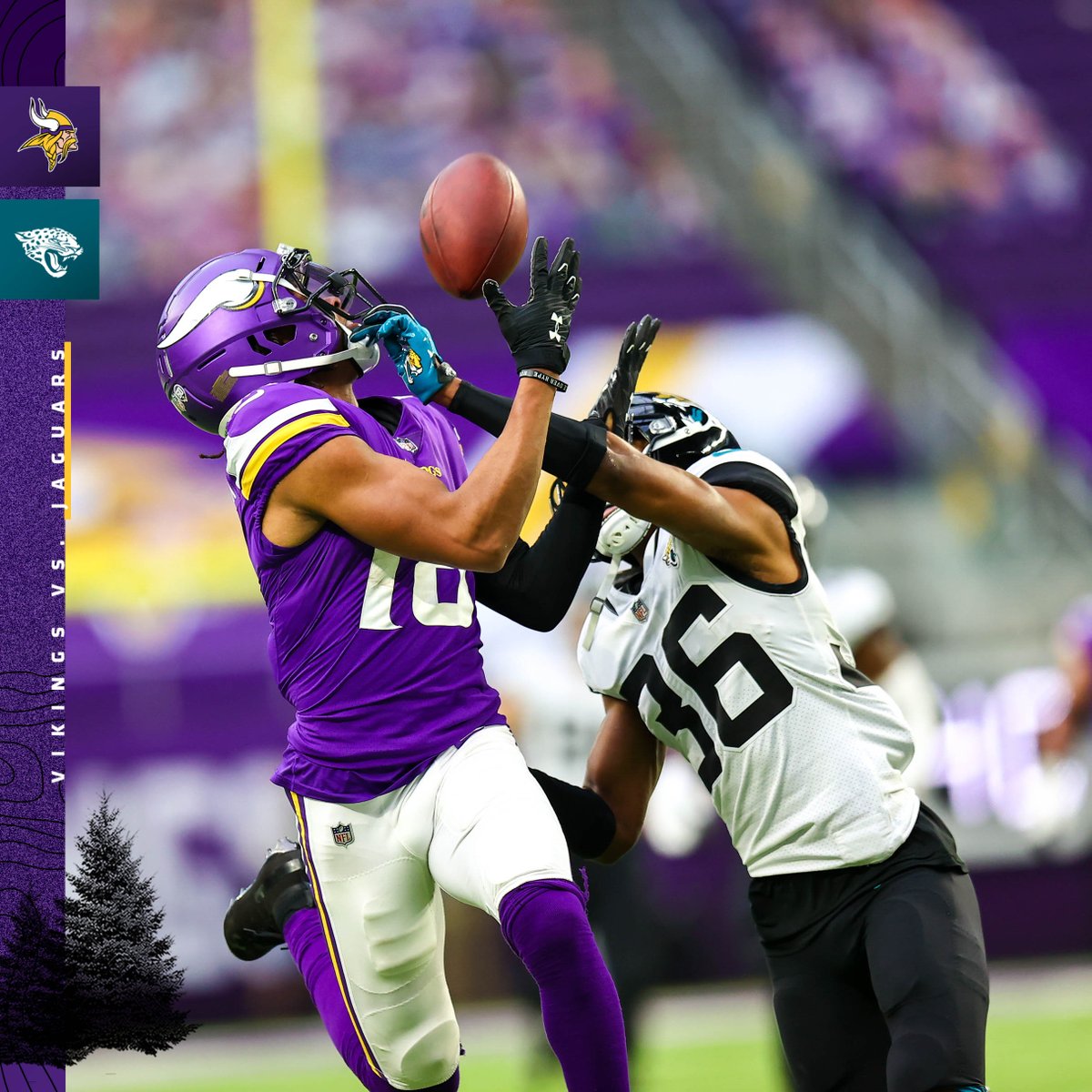 Vikings's tweet photo. 5th 💯 yard day for the rook

#ProBowlVote @JJettas2 https://t.co/MxGR3bXBGv