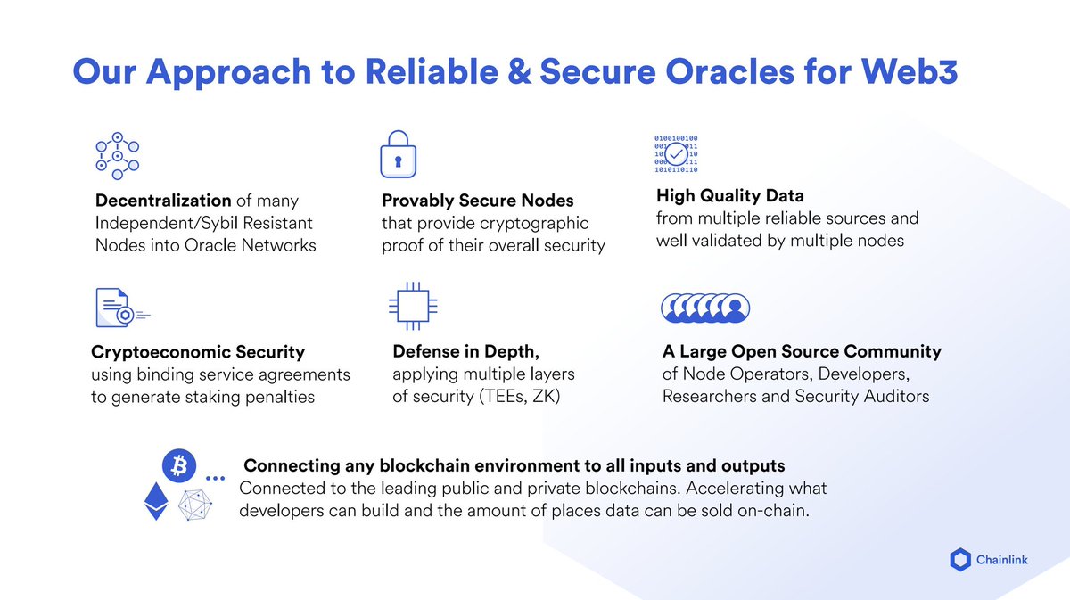 2/5 Various  #DLT solutions will come and go, but I guarantee you...any/all of them that will be worthwhile will deal with off-chain data. How will they all find truth?