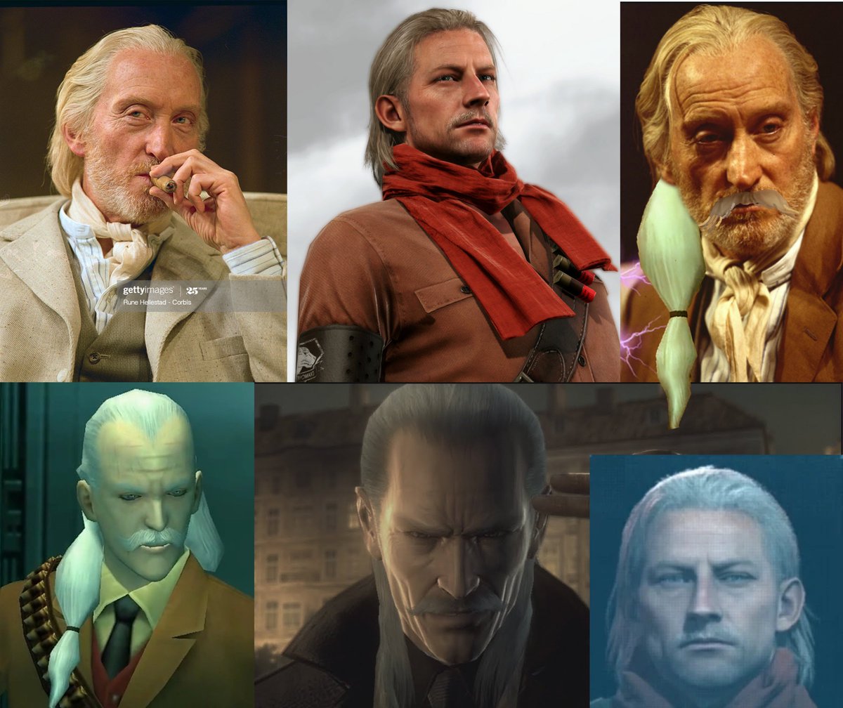 [REVOLVER OCELOT]Pour ce fancast, je suis moins prêt à me battre comme pour Bettany et CostnerMais je trouve que Charles Dance avec des cheveux longs dégage le charisme dangereux d'Ocelot(moustache bonus)(Le cast parfait aurait été Lee Van Cleef)