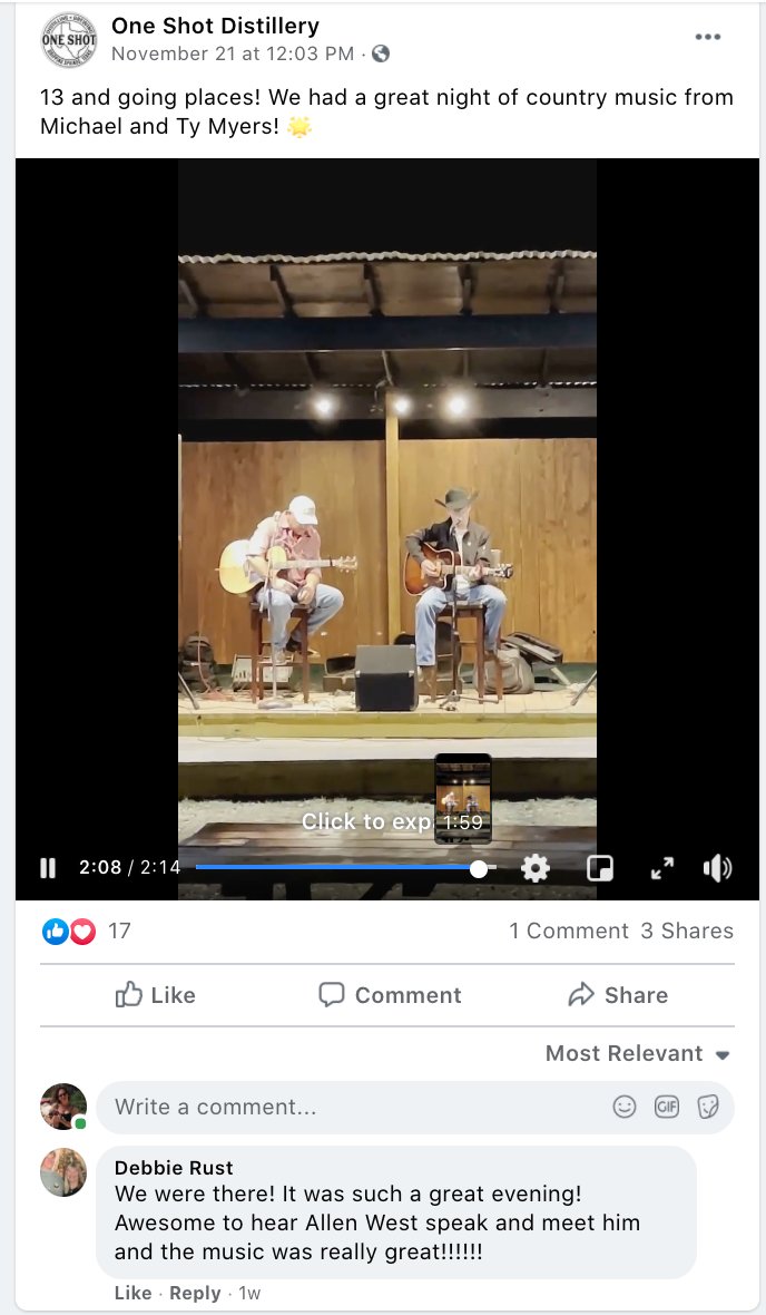 Poinstream operates out of Dripping Springs, TX, where Waldron owns a brewery and shooting range and Allen West just spoke. He's a psyops guy who worked in Afghanistan for a long time.