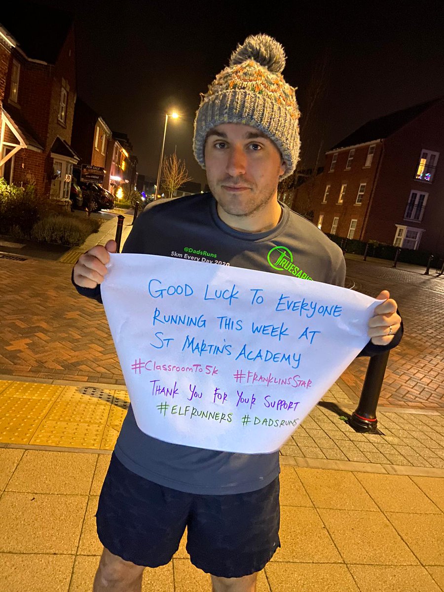 DadsRuns's tweet photo. Good luck to everyone running this week at @StMartinsChest1
You're all amazing and have totally got this πͺ #ClassroomTo5k #ElfRunners
Thank you so much for your support and helping to raise much needed funds for @braintumourrsch
#FranklinsStar #BrainTumourResearch https://t.co/22z7OCmU33