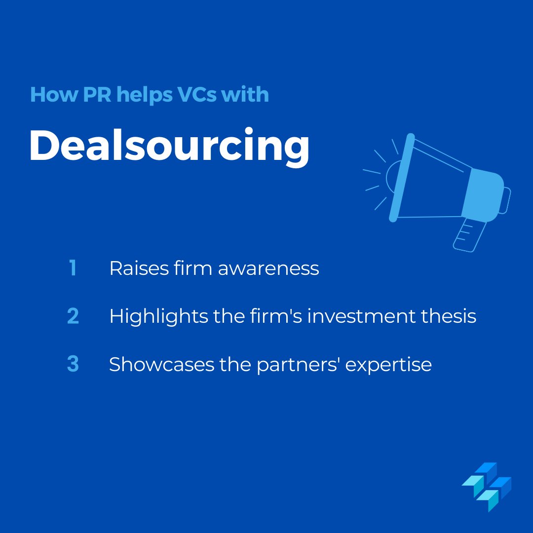 💫 Learn how a boost in PR can help VCs increase deal flow: bit.ly/3fDlq14 #venturecapital