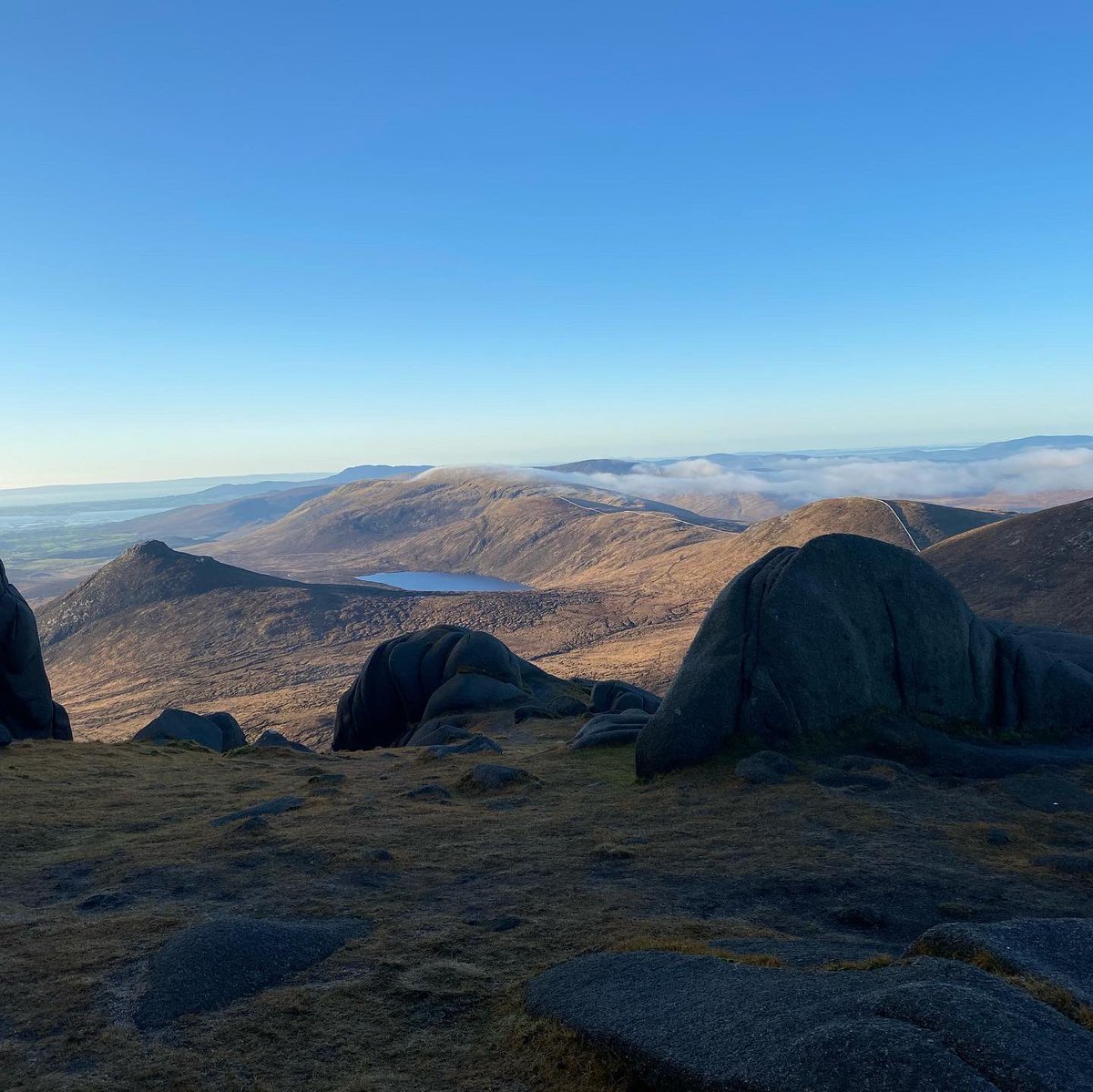 redge321's tweet photo. Gorgeous day on the mournes. The pain was def worth the view. #bernagh https://t.co/CT0g1vdia2