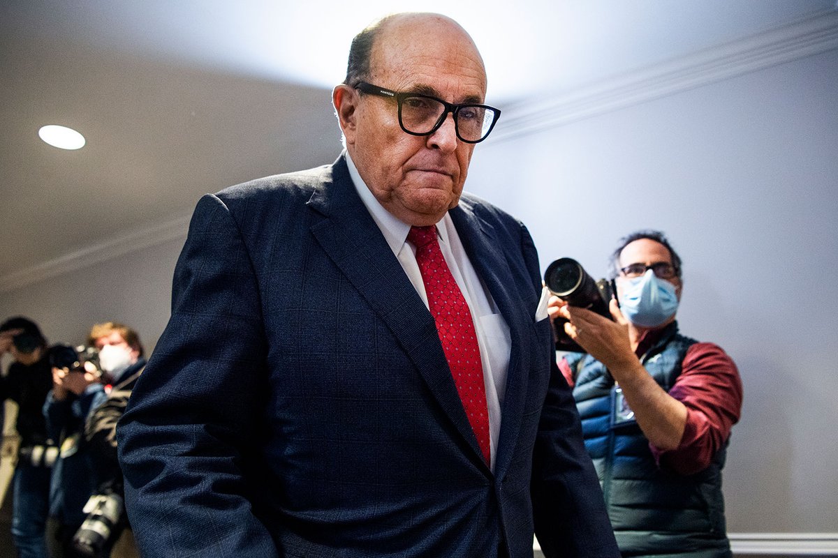 Rudy Giuliani has tested positive for COVID 19, Trump says