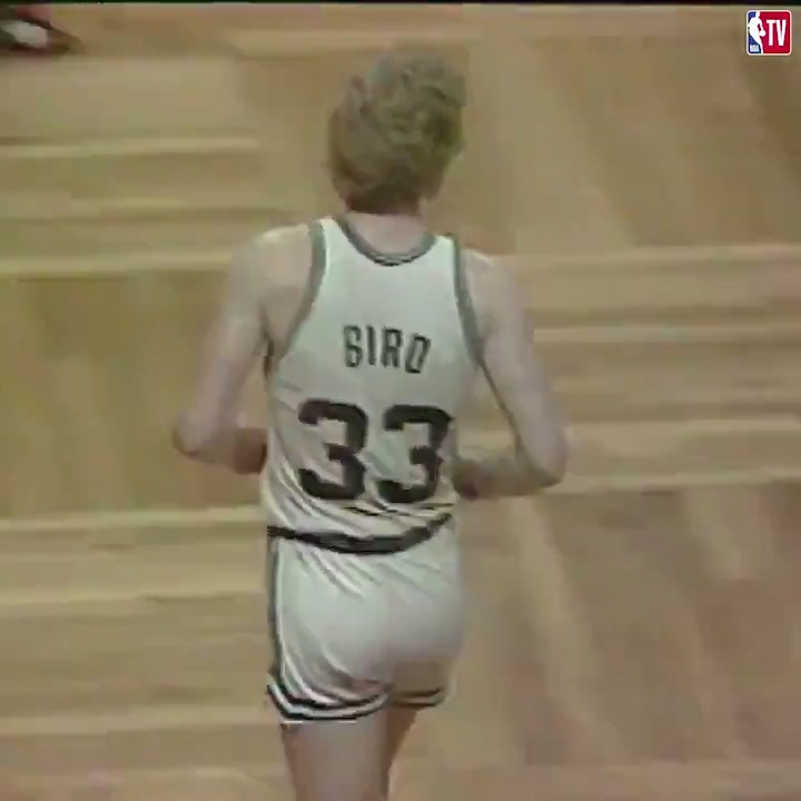 This is still one of the most ridiculous shots in NBA History  Happy 64th Birthday Larry Bird 