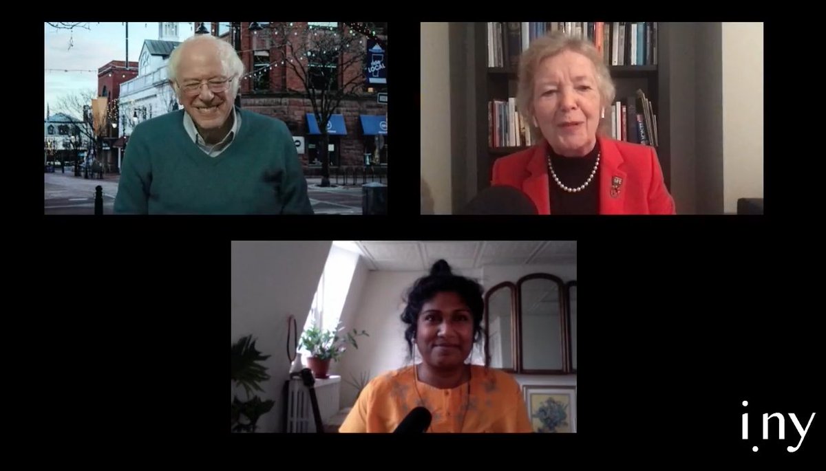"What is demanded of us now, and how do we act today, in the interest of all?"

We're live with US Senator #BernieSanders, #MaryRobinson &amp; #ThimaliKodikara, discussing #climateaction, #socialjustice and much more.

Tune in to the free livestream at thisisiny.com!